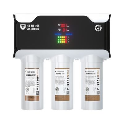 Penghapusan Klorin Undersink Water Purifier Filter Air RO Untuk Faucet Di Bawah Wastafel