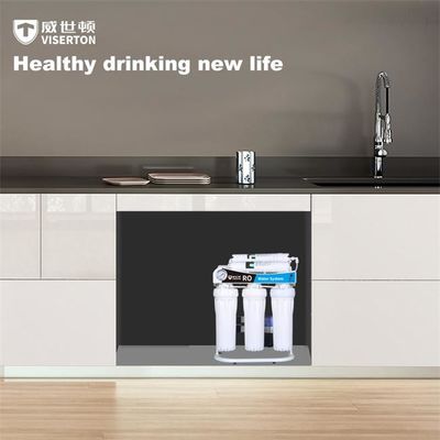 Aliran Besar 1.3L/Min Filter Air Minum Di Bawah Wastafel Pemurni Air Nanofiltrasi