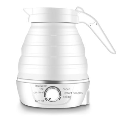 Bepergian Lipat Botol Hidrogen Ketel Listrik 0.6L 800w Daya Mati Otomatis