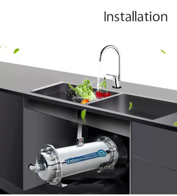 ROHS FDA Ultrafiltrasi Perumahan Stainless Steel Filter Elemen Filter Komposit Dapur Rumah Tangga