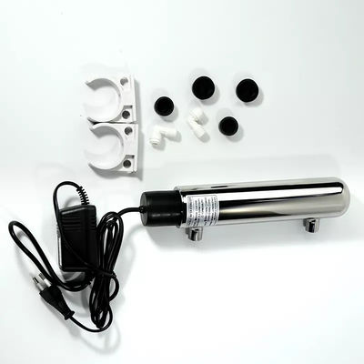 Alat Sterilisasi Air Uv 9000H Disinfektan Air Induksi Cerdas Aliran Tinggi 16W 25W 30W 55W