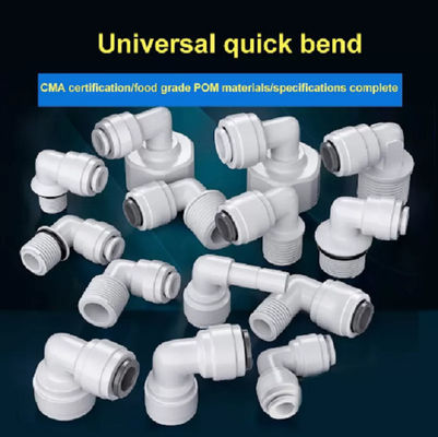 Pembersih Air Quick Connector Bulkhead Filter Adapter 9.52mm Od Tube Fitting
