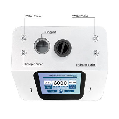 PEM Generator 6000 ml/menit Mesin Hidrogen Inhaling dengan Touchscreen Gaya yang dapat disesuaikan