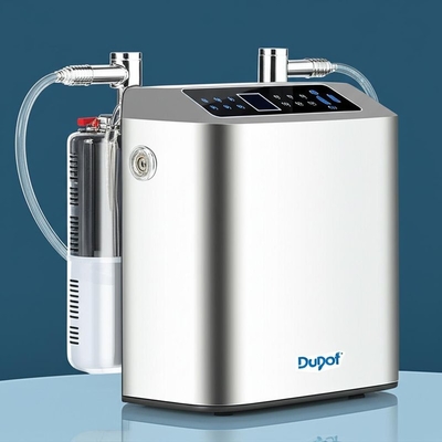 Mesin inhaler hidrogen logo yang dapat disesuaikan dengan aliran tinggi 6000 ml per menit dan membran pertukaran proton DuPont