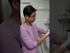 Uji konsentrasi hidrogen dari head shower yang kaya hidrogen